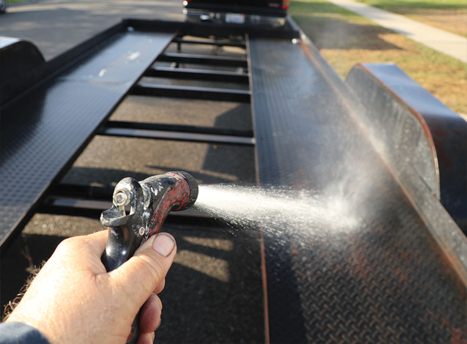 Hosing off POR-15 Metal Prep with ordinary tap water