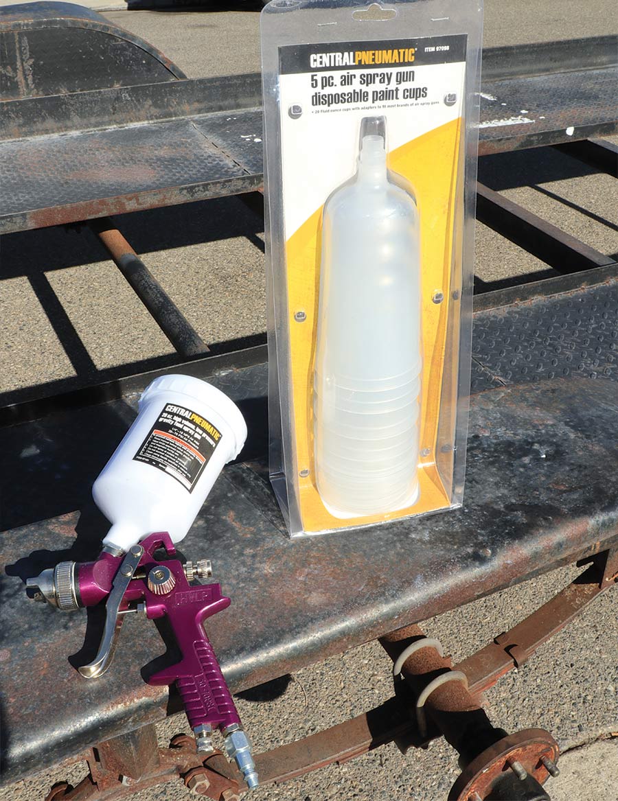 Harbor Freight disposable paint cups