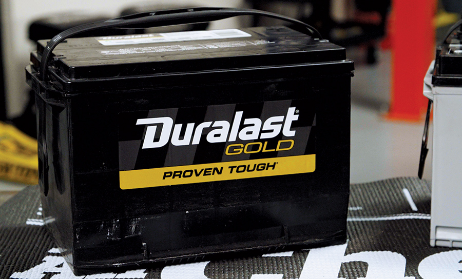 A Duralast Battery 