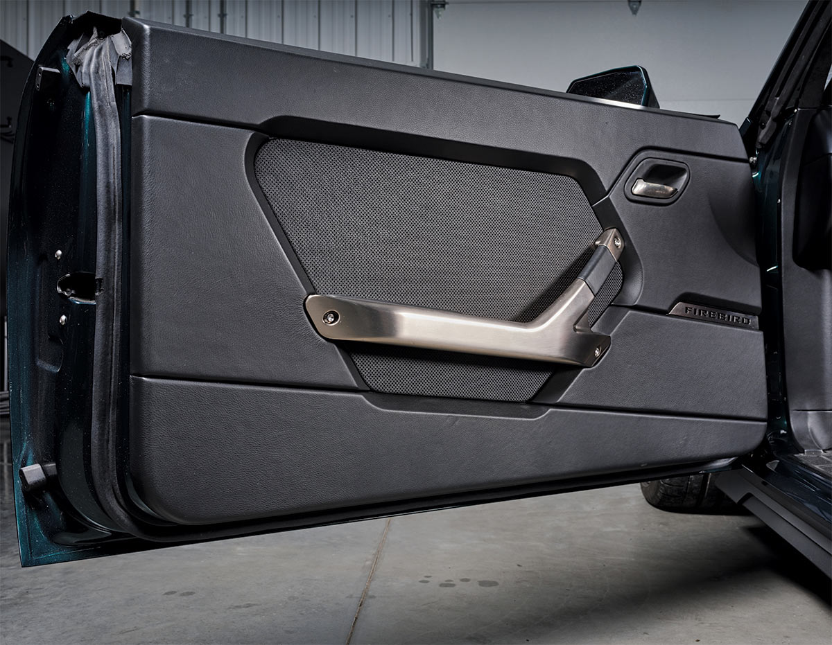 Custom door panel and handle