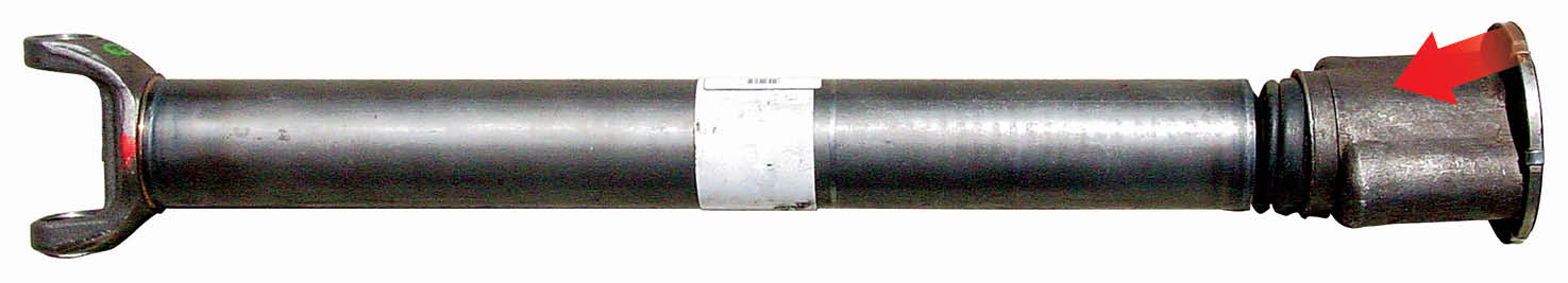 A unique U-joint is the ball and trunnion design