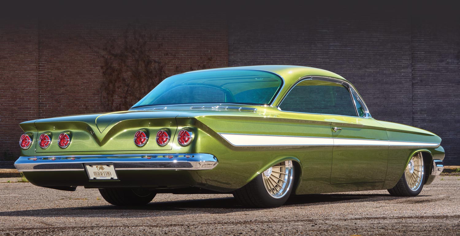 rear passenger side of a '61 Chevy Impala