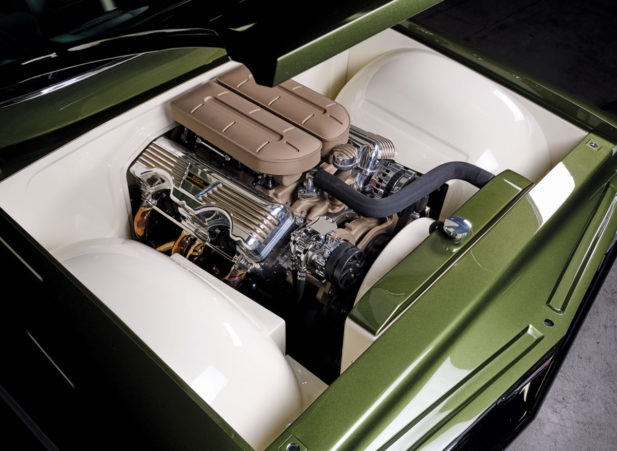 engine in a '61 Chevy Impala