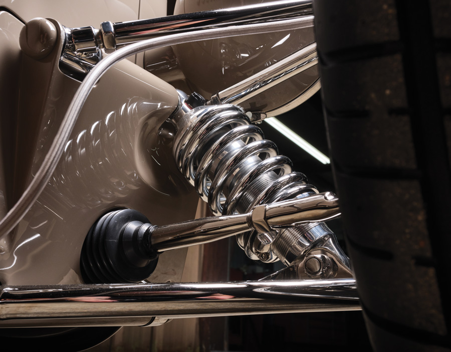 close up of a coil on '32 Ford