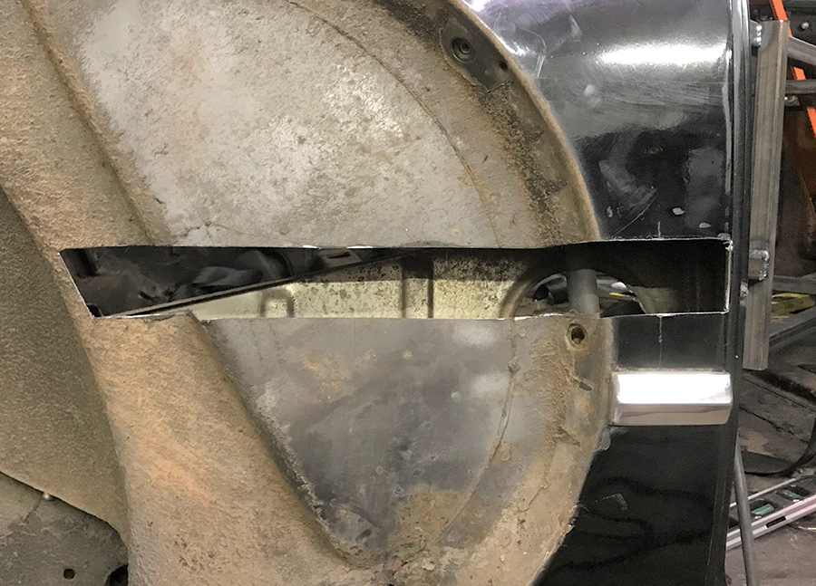 The Inner section is removed from the car