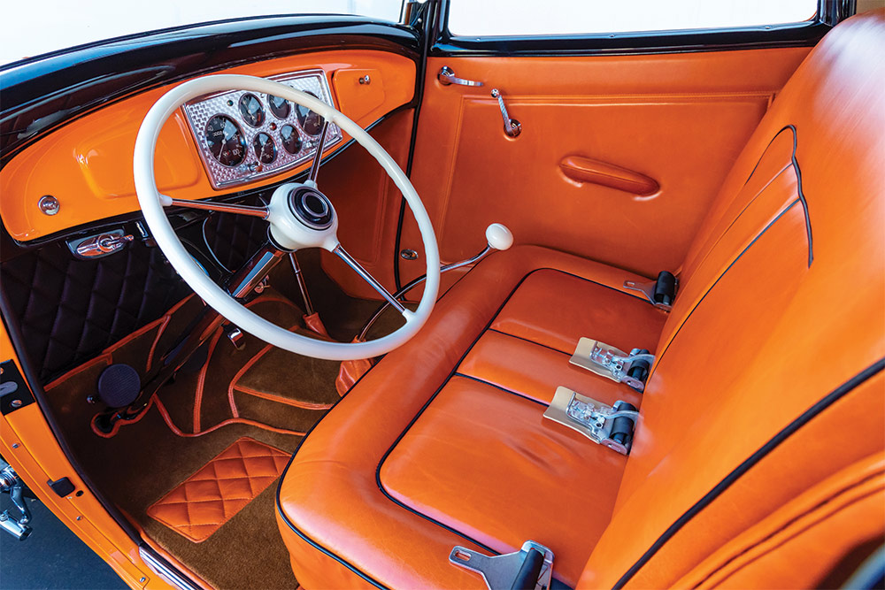 Body matching orange interior