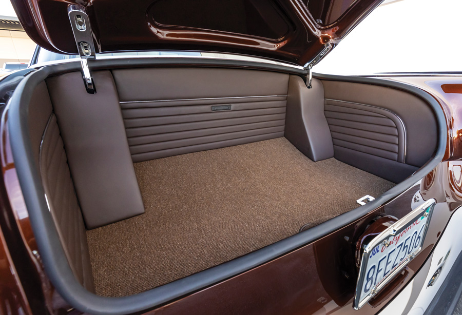 trunk in a '56 Ford