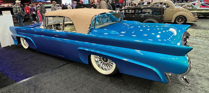 rear of ’58 Lincoln Continental convertible