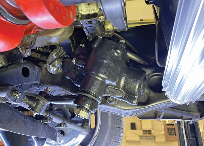 steering box fully installed