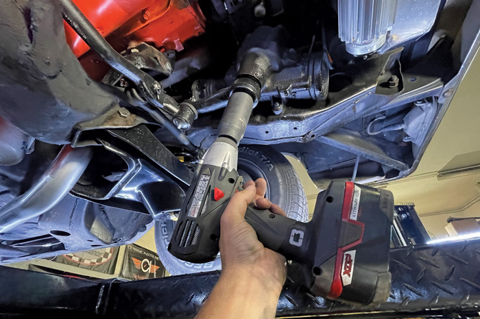 using impact gun to remove pitman arm