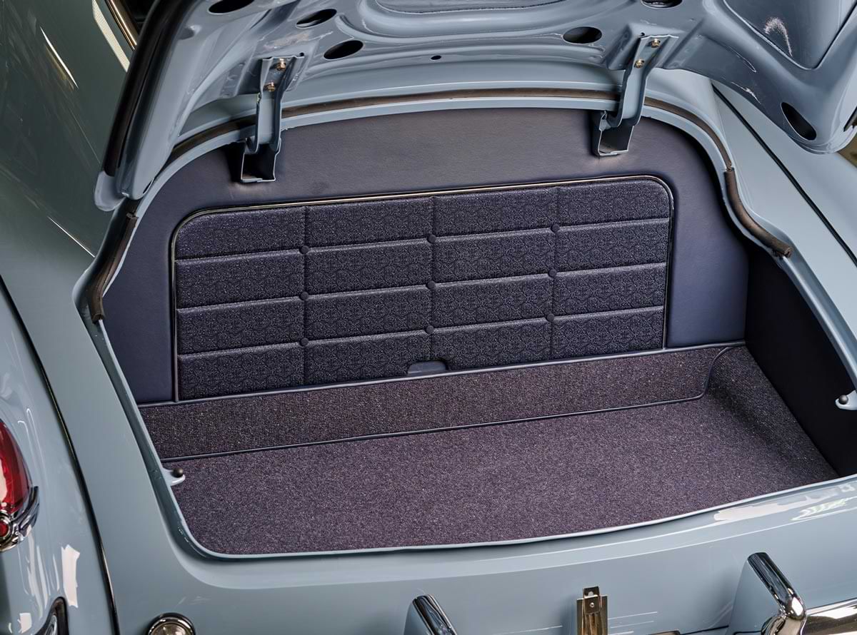 full view of the ’49 Cadillac Series 62 Sedanette boot