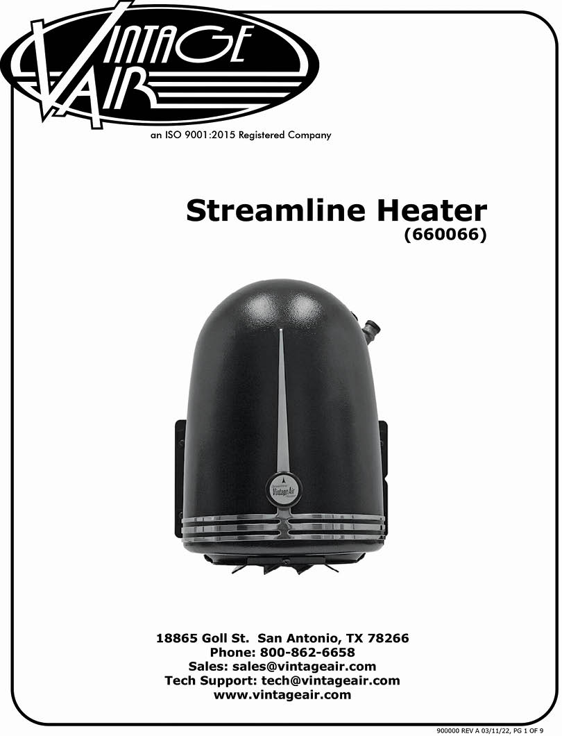 In the VA instruction manual you will find clear and concise drawings that show how the mounting bracket is affixed to the heater as well as to the firewall.