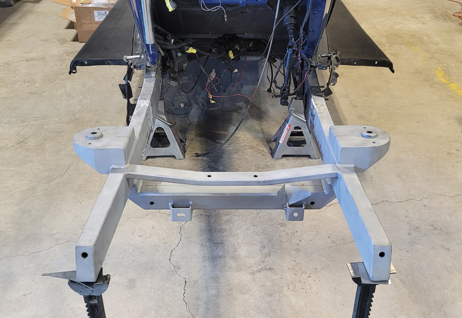 front view of chassis