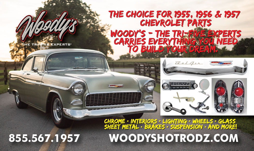 Woody's Hot Rodz Advertisement