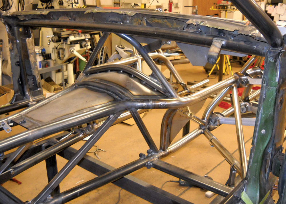 inside view of roll cage