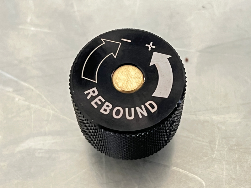 close up of adjustable knob