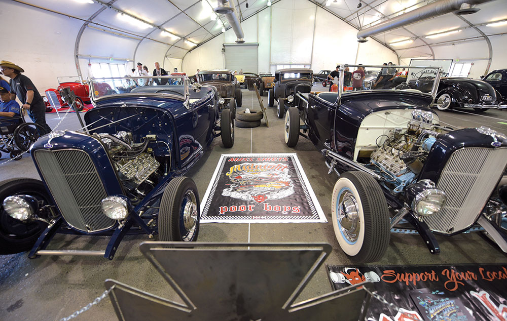Numerous cars at Traditional Rod & Custom Showcase