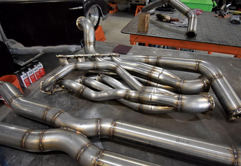 The free-flowing headers and exhaust system are a work of art.