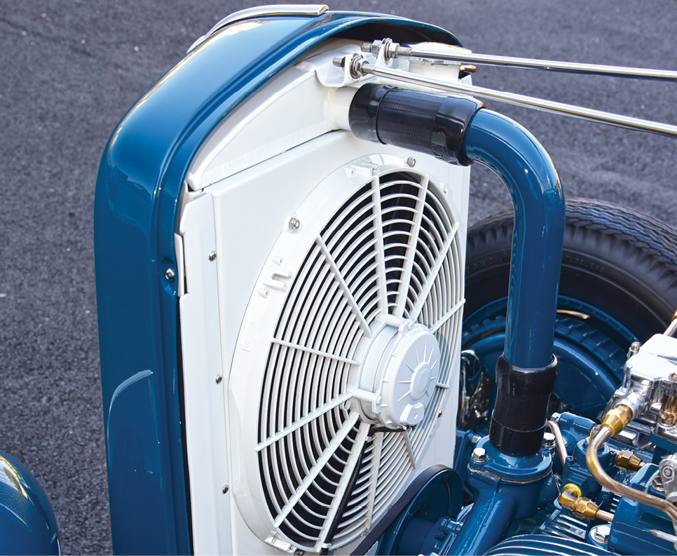 interior view of ’32 Ford roadster