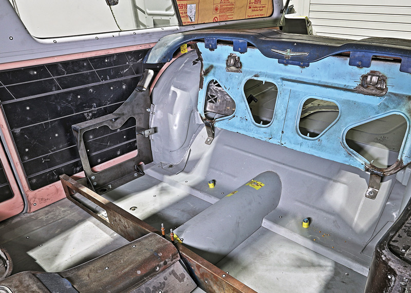   The rear seating area required extensive reworking, too.