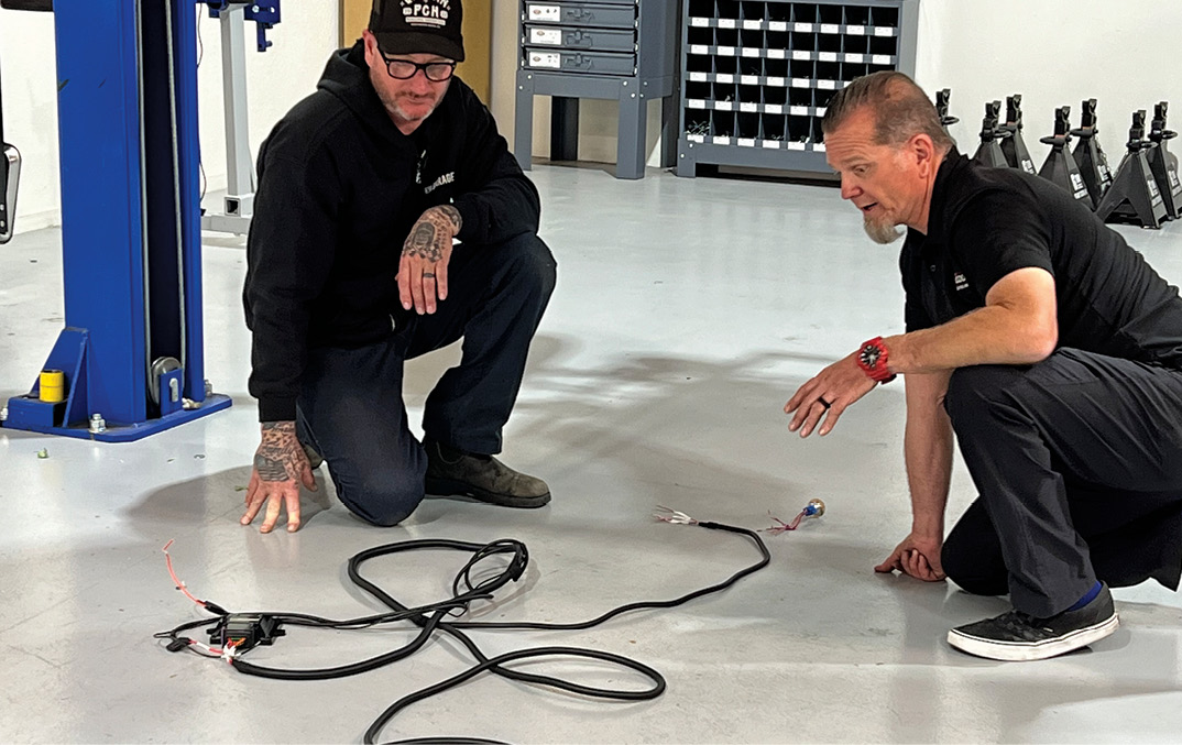 Scudellari and Hamrick laid out the EPB wiring harness to identify all the connectors.