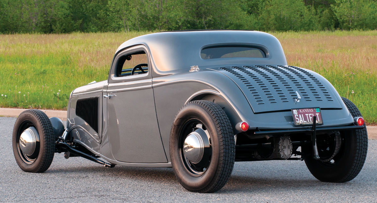 rear drivers side of a ’34 Ford