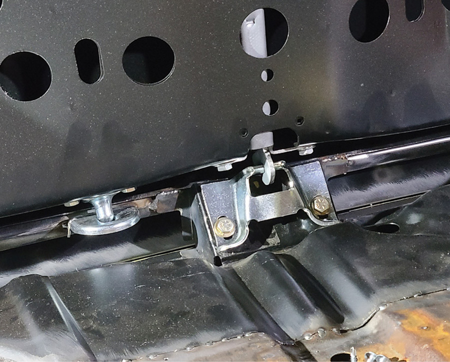 The trunk latch and alignment kit can now be installed.