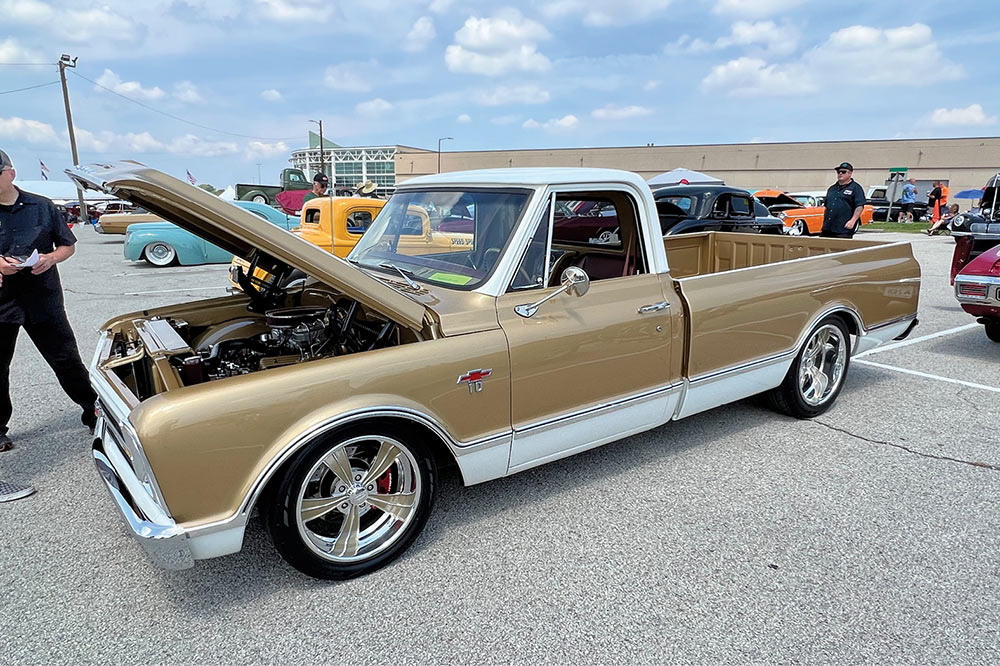 Two tone champagne and white '67 C10