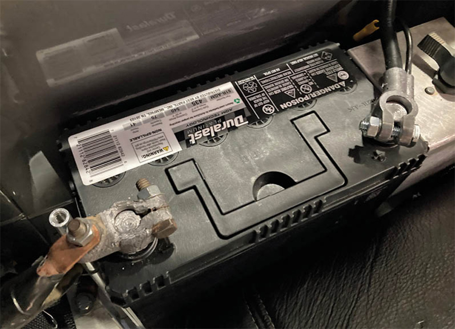 We replaced an old, tired box in a recently resurrected ’32 Ford roadster with a new Duralast Platinum AGM battery. The mounting location behind the seat made for limited options due to the size constraints, but we were still able to find a unit capable of 540 cranking amps in the relatively small Group 51R confines, thanks to the vast Duralast line.
