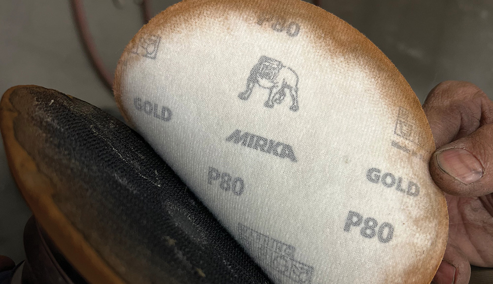 Mirka P80 abrasive disc 