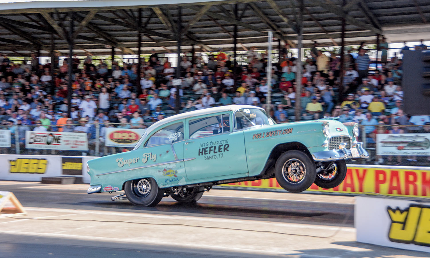Jeff and Charlotte Hefler’s “Super Fly” ’55 Chevy 210