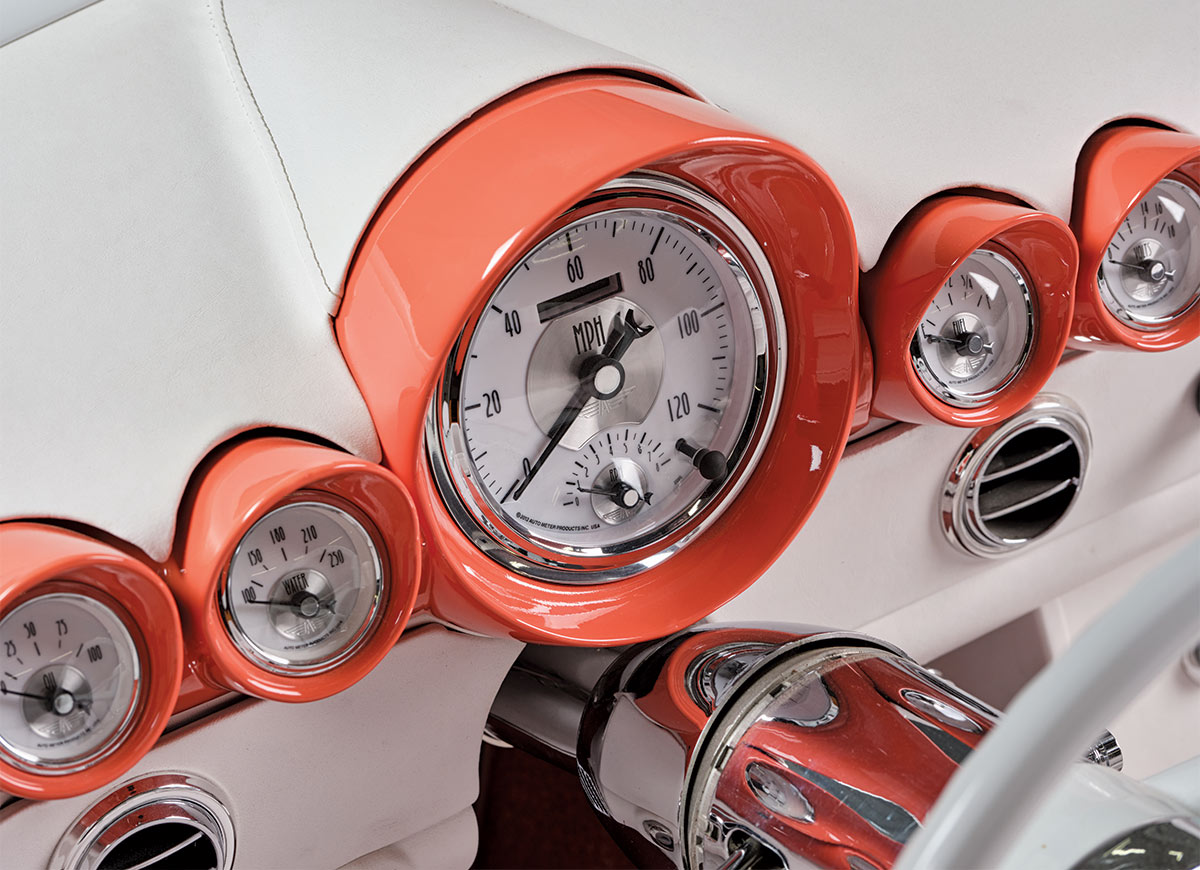 Gauge panel of ’55 Thunderbird