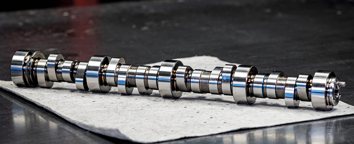 The Bullet solid roller camshaft has a healthy 0.700-inch lift with durations of 263 degrees on the intake and 276 on the exhaust at 0.050-inch lift.