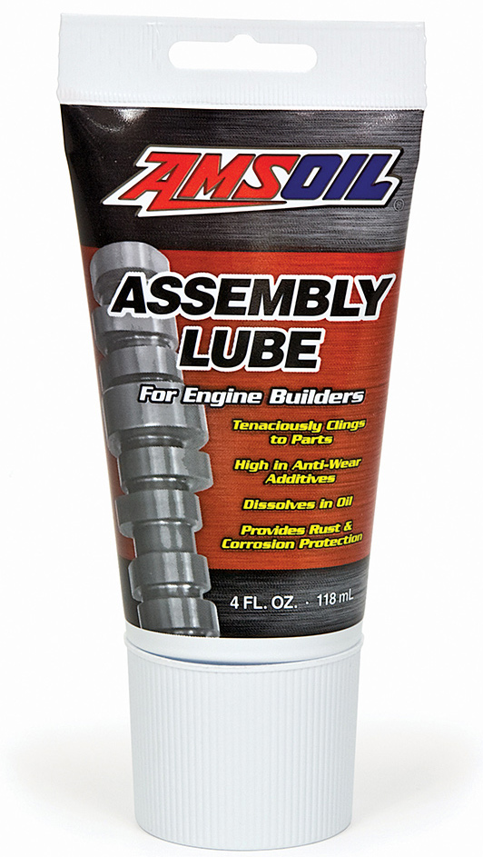 Proper lubrication of fresh engine is critical, AMSOIL Engine Assembly Lube (EAL) is formulated to cling to engine parts and provide exceptional wear protection and is designed to dissolve in oil, helping to eliminate deposit formation.