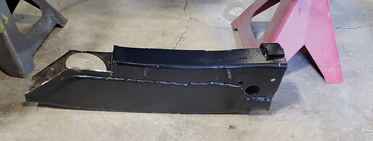 Removed section of framerail