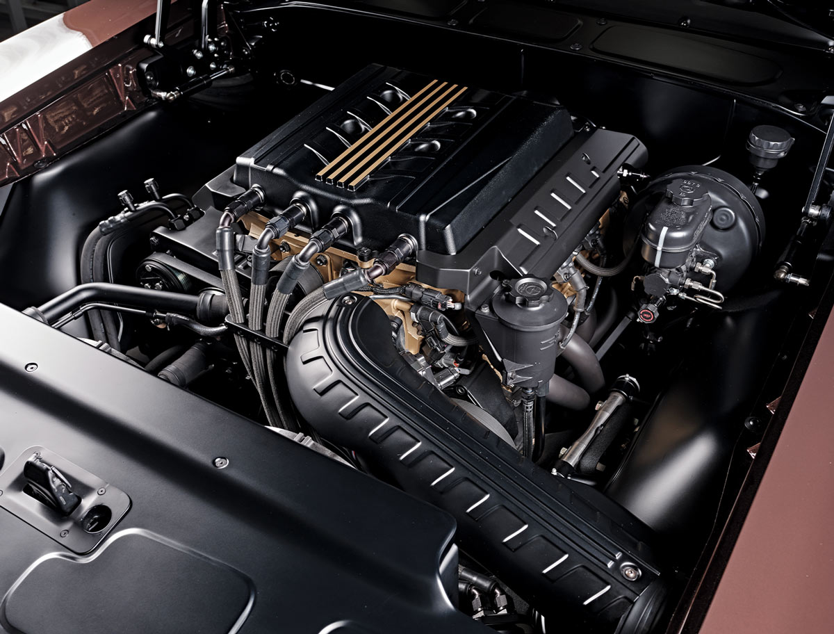 the ’69 GTO's engine