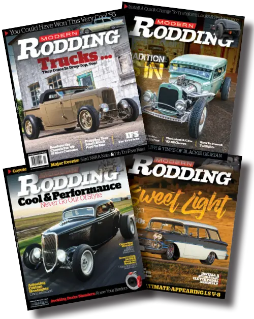 Modern Rodding magazine covers