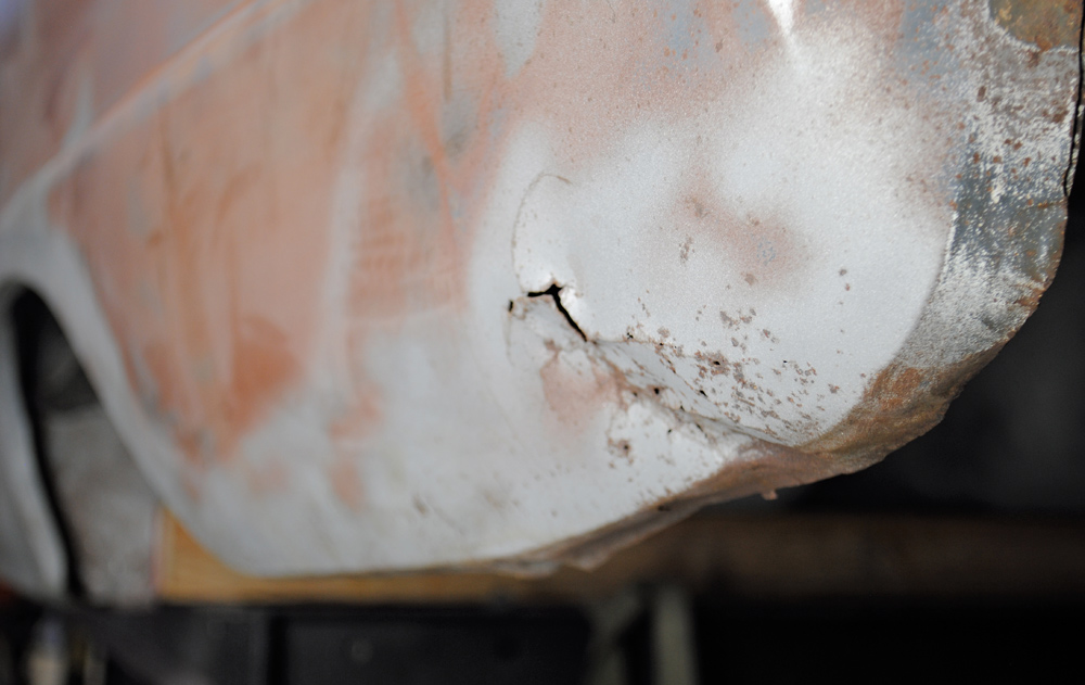 typical rust found in lower body panels