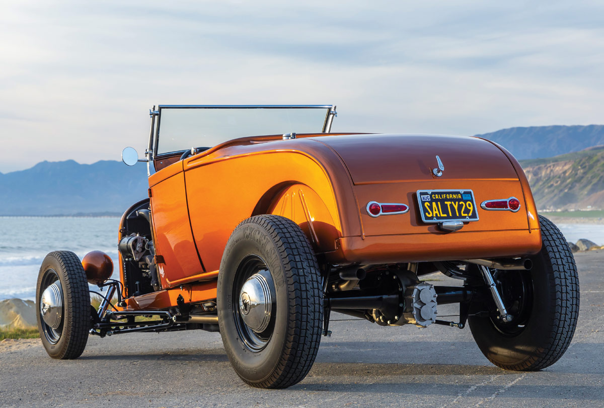 rear of a ’29 Ford Model A roadster