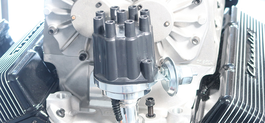 closeup of spark plug