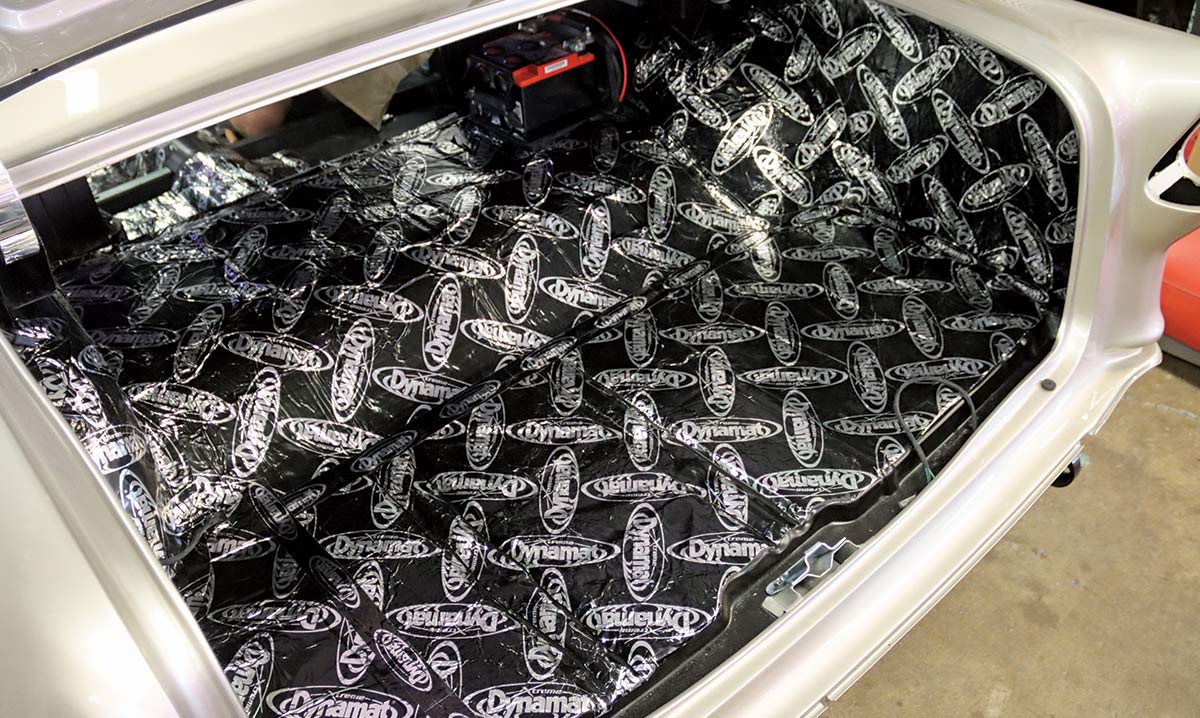 view of the finished trunk