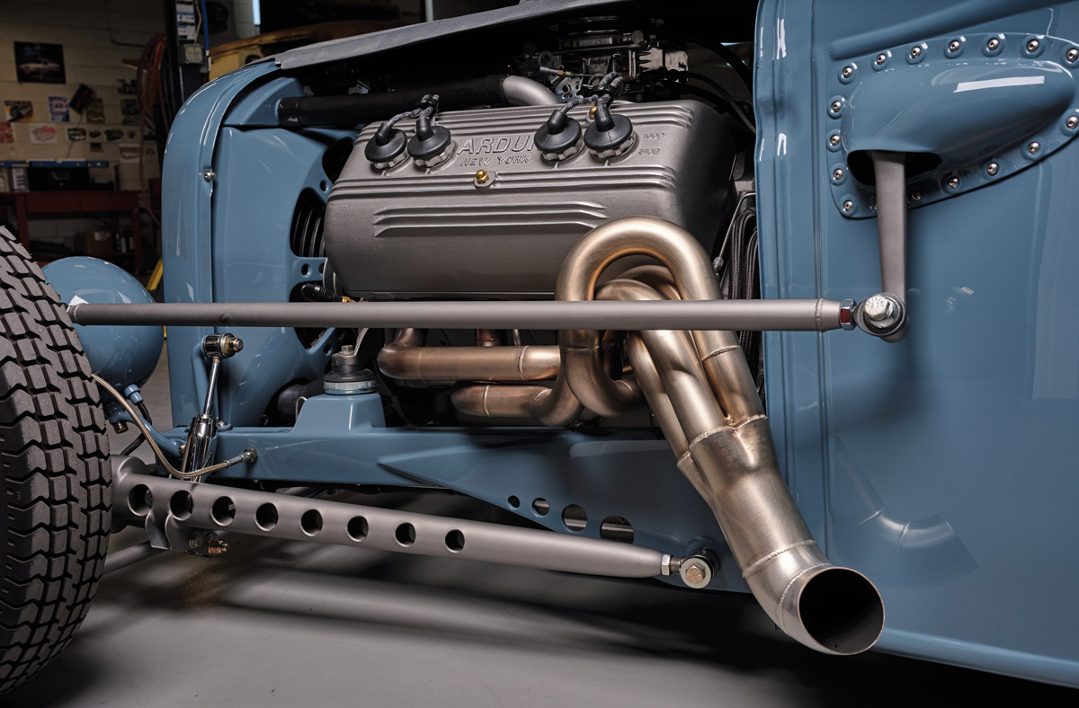 engine in a ’31 Ford roadster