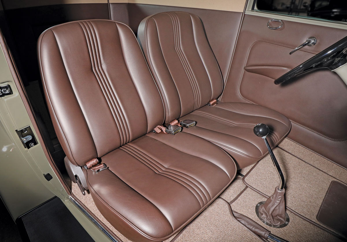 seats of ’32 Ford Sedan Delivery