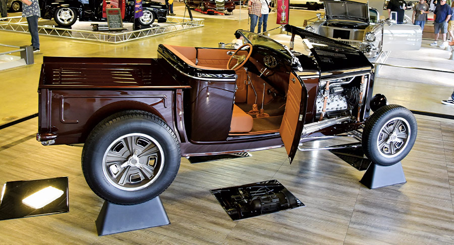 Gary Holyoak’s cherry ’32 Ford roadster pickup