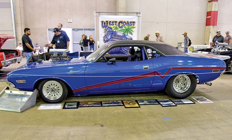 Jeff Brown’s blue ’70 Dodge Challenger