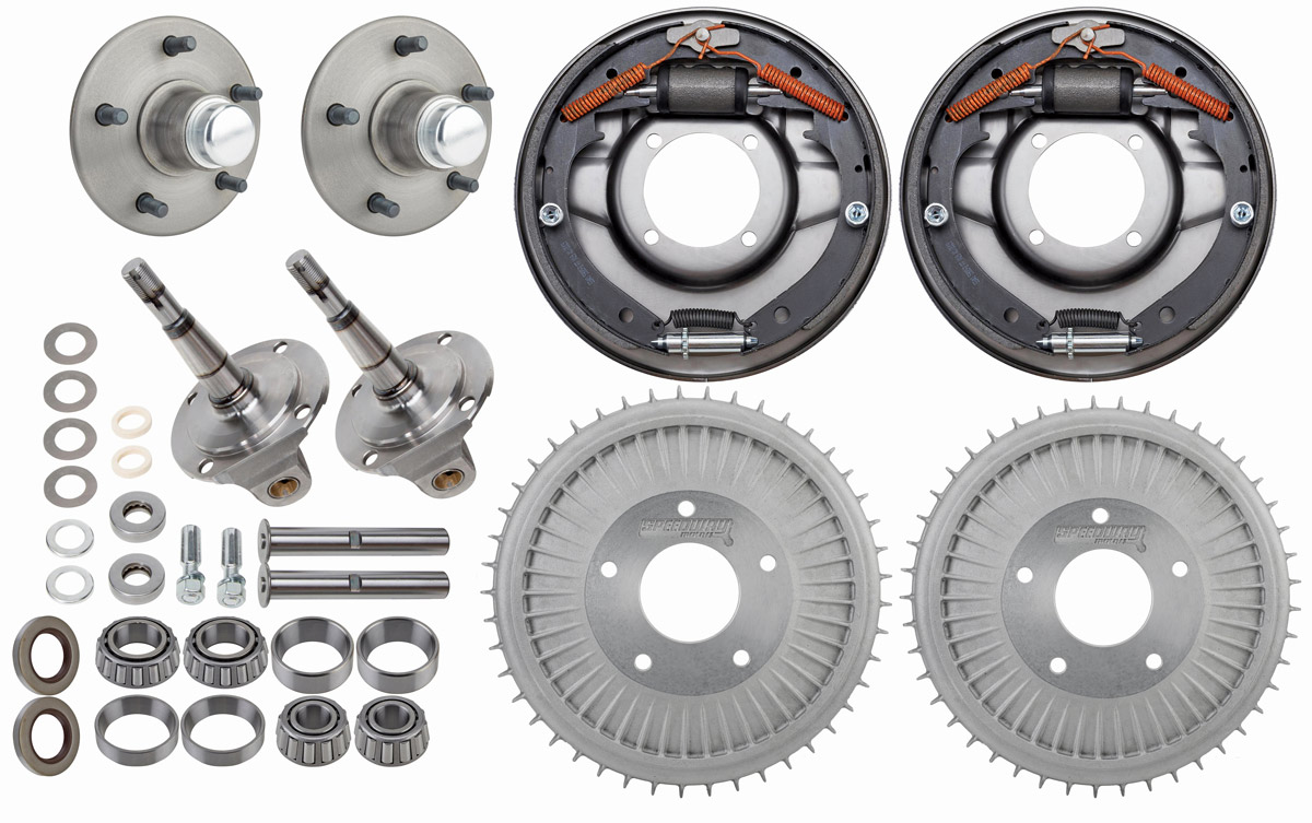 Speedway’s bolt-on Bendix brake kit