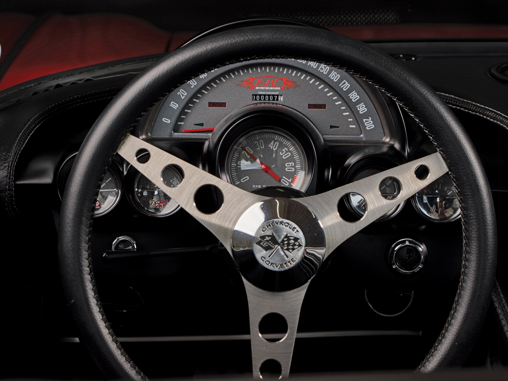 steering wheel of 1959 corvette 