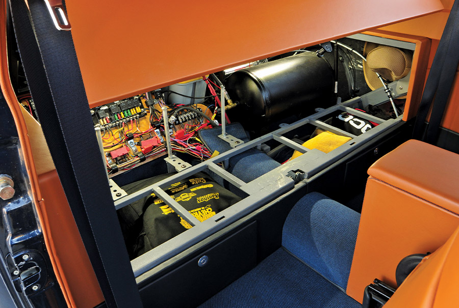 interior of 1939 Buick