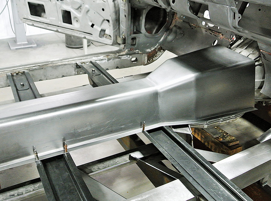 Here all the segments are welded together and metal finished