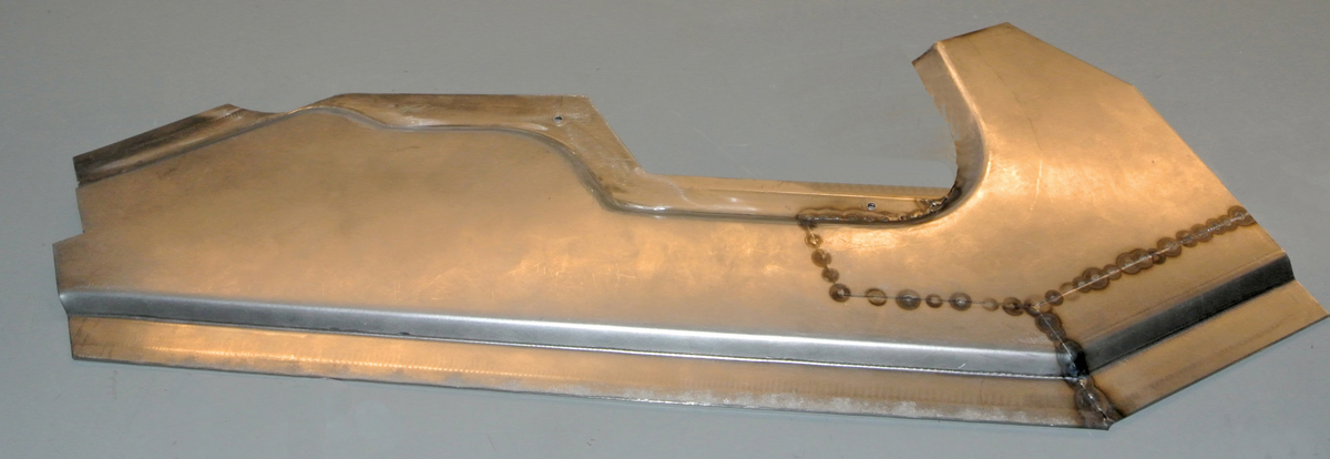 stepped edge on the driver side